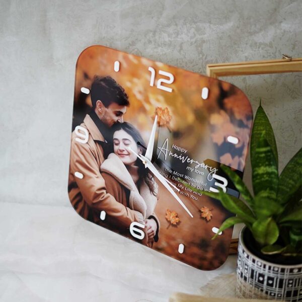 Personalized Anniversary Wall Clock