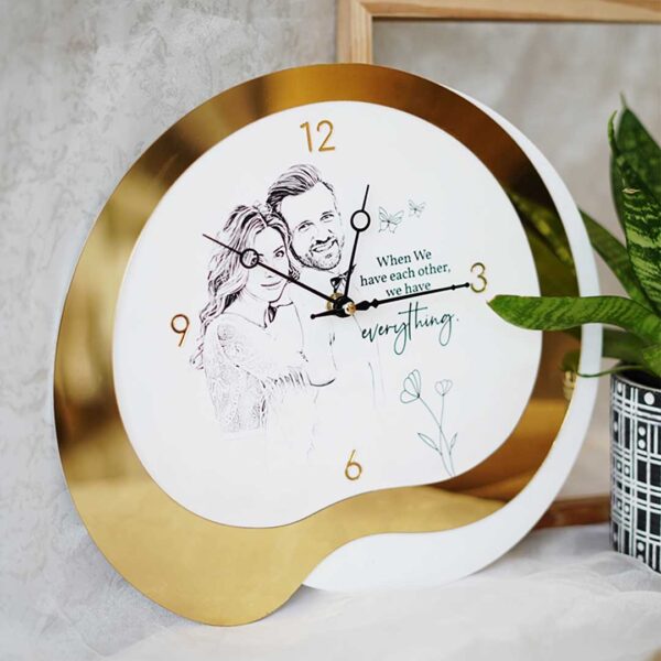 Personalized Couple Wall Clock