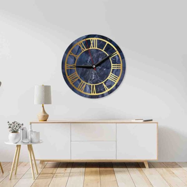 Resin Textured Acrylic Wall Clock